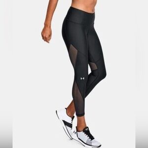 Nwot. Under armour compression headgear leggings with mesh